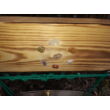 Gongállvány fából 50 cm gonghoz égetett hatással, kristályberakással