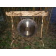 Gongállvány fából 70 cm gonghoz kristályberakással