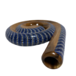 Didgeridoo snake kék dotpaint mintával