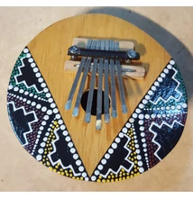 Dotpaint mintás 7 lamellás kókusz kalimba