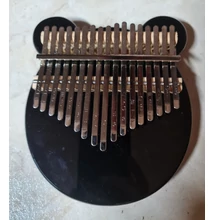 Kalimba 2 oktávos fekete plexi macifej formájú