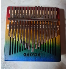 Kalimba 2 oktávos szivárványos kalimba