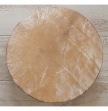 Sámándob gím szarvasbőrből 40 cm átmérő, sima