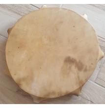 Sámándob-Táltosdob kecskebőrből, 40 cm átmérővel, bütykös