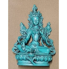 Zöld Tara szobor 12,5 cm