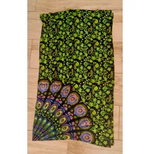 Sárga virág mintás óriás mandalás szarong 115x170cm