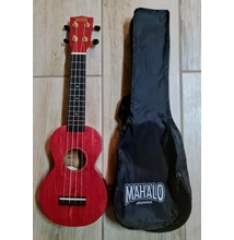 Mahalo bordó fa mintázatú Ukulele