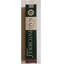 Füstölő Golden Nag Patchouli