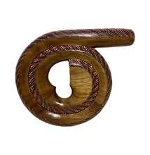 Didgeridoo snake piros dotpaint mintával