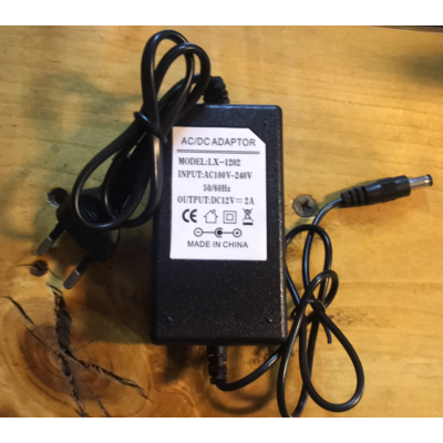 Hálózati adapter 12V/2A Om lámpához, csakralámpához 