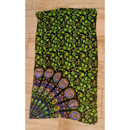 Sárga virág mintás óriás mandalás szarong 115x170cm