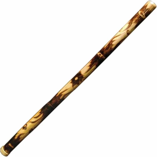 Bambusz didgeridoo égetett hatással