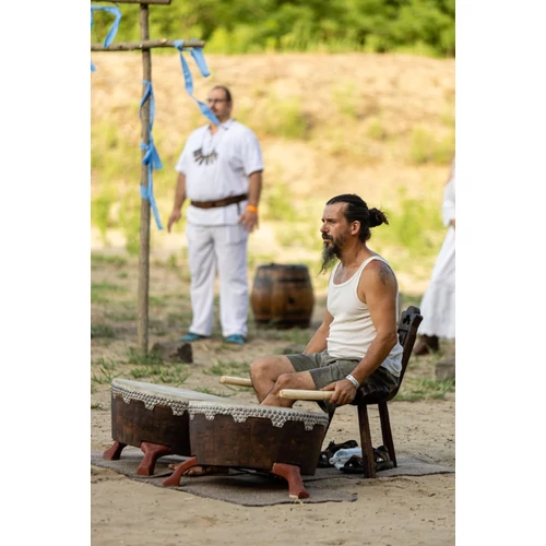 Taiko dupla dob ütővel